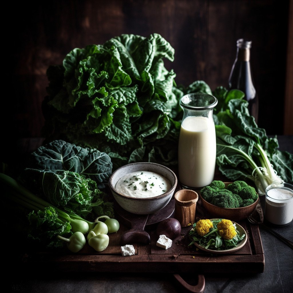 **cheese, milk, yogurt, and leafy greens such as kale and spinach --v 5.1** - Image #4